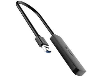 هاب 4 پورت یواس‌بی با کابل 25 سانتی‌متری لنوو Lenovo Youth Edition 4Ports USB3.0 Hub A601