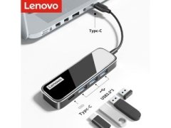 خرید هاب تایپ‌سی با 4 پورت لنوو Lenovo EC04 USB 3.0 HUB Adapter Multi USB Splitter