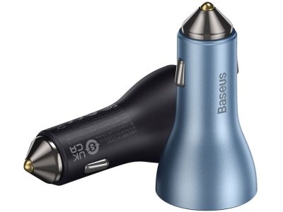 شارژر فندکی فست شارژ ماشین 65 وات بیسوس CGJP010003