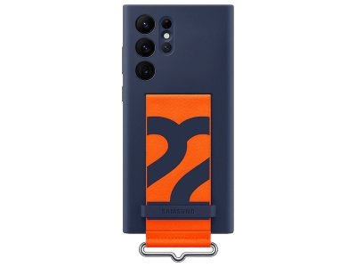 قاب محافظ اصلی سیلیکونی بنددار گوشی S22 Ultra سامسونگ Samsung EF-GS908 Galaxy S22 Ultra Silicone Cover