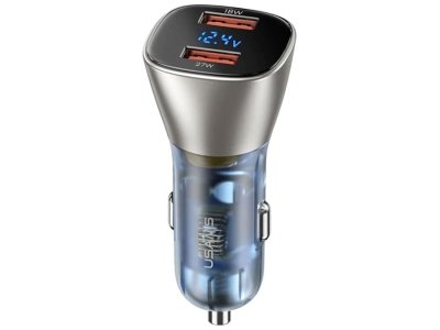 شارژر فندکی فست شارژ ماشین یوسامز US-CC154-1 C29