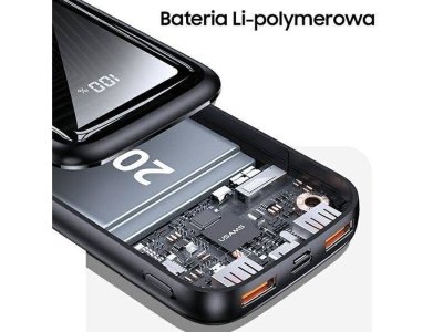 پاوربانک شارژ سریع 22.5 وات 20000 یوسامز Usams US-CD177 PB58 Dual Power Bank