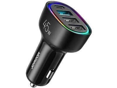 شارژر فندکی فست شارژ ماشین تایپ سی جویروم JR-CL09
