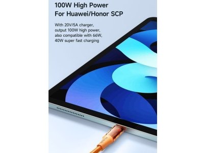 کابل سوپر فست شارژ و انتقال داده تایپ‌سی به تایپ‌سی 1.8 متری مک‌دودو MCDODO CA-211 100W Charging Cable
