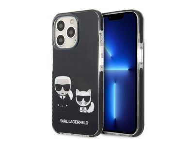 قاب محافظ براق آیفون 13 پرو مکس طرح کارل و گربه CG Mobile iphone 13 Pro Max Cat & Karl Lagerfeld Case