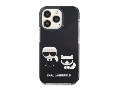 قاب محافظ براق آیفون 13 پرو مکس طرح کارل و گربه CG Mobile iphone 13 Pro Max Cat & Karl Lagerfeld Case