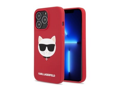 قاب سیلیکونی آیفون 13 پرو مکس طرح گربه کارل CG Mobile iphone 13 Pro Max Karl Lagerfeld Silicone Case