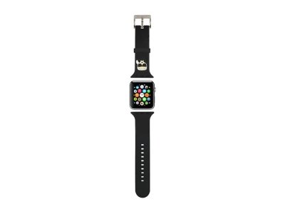 بند سیلیکونی اپل واچ 42 و 44 میلیمتر طرح کارل و گربه CG Mobile Apple Watch 42/44 mm Karl Silicone Strap