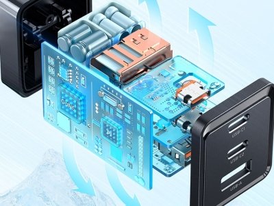 شارژر دیواری تایپ‌ سی و یواس‌بی 65 وات مک‌دودو MCDODO PD Fast Wall Charger CH-154