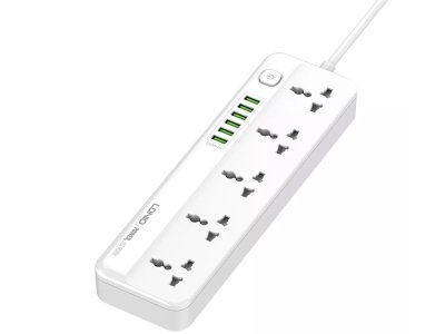 چند راهی برق و شارژر دارای 6 پورت USB الدینیو Ldnio Sc5614