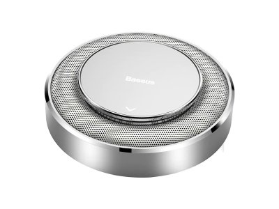 خوشبوکننده هوا خودرو به‌همراه 4 کیت رایحه بیسوس Baseus SUXUN-JS01 Metal fabric aroma holder