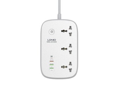 چند راهی برق و شارژر هوشمند 4 پورت الدنیو Ldnio SCW3451