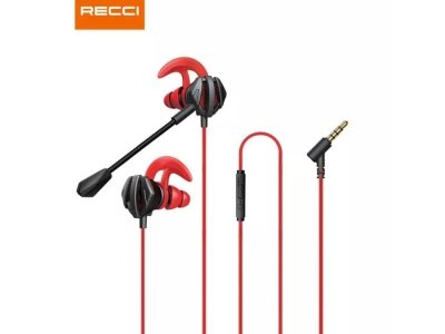 هندزفری سیمی گیمینگ با جک 3.5 میلی‌متری رسی Recci REP-L19 Wired gaming Earphone