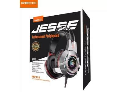 هدفون سیمی گیمینگ با جک 3.5 میلی‌متری رسی REP-L22