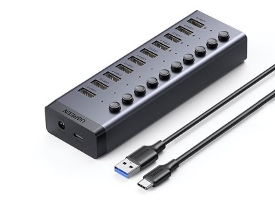 هاب 10 پورت USB 3.0 یوگرین Ugreen CM482 30779 10 Ports USB 3.0