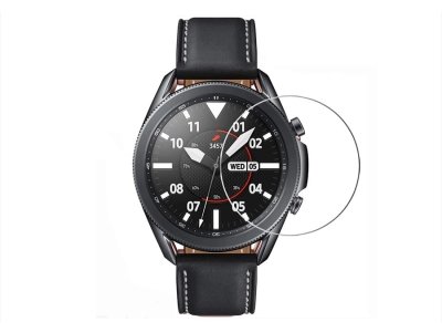 محافظ صفحه نمایش شیشه ای ساعت سامسونگ Samsung Galaxy Watch 3 45mm Glass Screen Protector