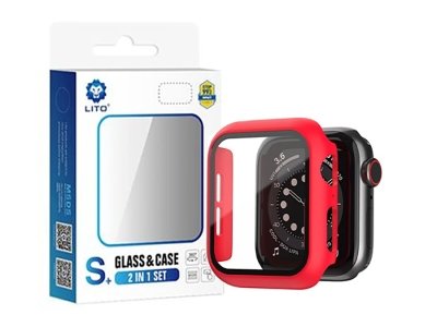 محافظ صفحه نمایش شیشه ای و قاب اپل واچ 40 میلی متر لیتو Lito S+ Apple Watch 40mm Glass & Case