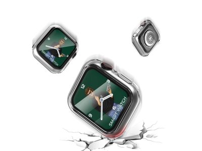 محافظ صفحه نمایش شیشه ای و قاب اپل واچ 41 میلی‌متری گرین Green Apple Watch 41mm Guard Pro Case & Glass