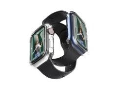 محافظ صفحه نمایش شیشه ای و قاب اپل واچ 45 میلی‌متری گرین Green Apple Watch 45mm Guard Pro Case &amp; Glass