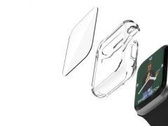 محافظ صفحه نمایش شیشه ای و قاب اپل واچ 45 میلی‌متری گرین Green Apple Watch 45mm Guard Pro Case &amp; Glass