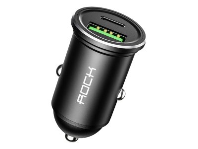 شاژر فندکی فست شارژ ماشین 20 وات راک H13
