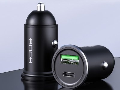 شاژر فندکی فست شارژ ماشین 20 وات راک H13