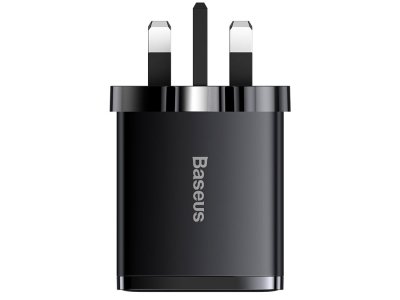 شارژر دیواری فست شارژ یواس‌بی و تایپ‌سی 30 وات بیسوس Baseus Compact Fast Charger CCXJ030101