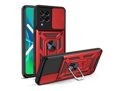 قاب محافظ لنز و حلقه دار سامسونگ Samsung Galaxy M53 Slide Camera & Ring Holder Stand Case
