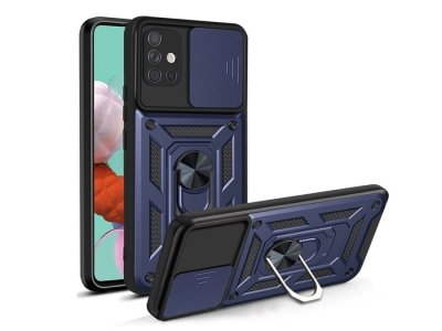 قاب محافظ لنز و حلقه دار سامسونگ Samsung Galaxy A71 Slide Camera & Ring Holder Stand Case