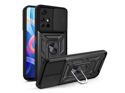 قاب محافظ لنز و حلقه دار شیائومی Xiaomi Redmi Note 11 China Slide Camera & Ring Holder Stand Case