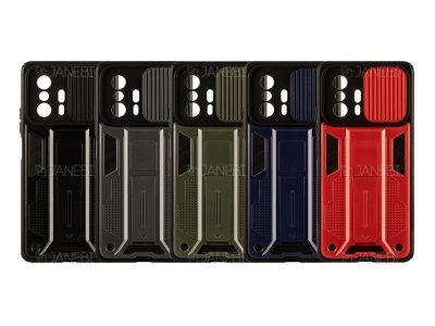 قاب محافظ لنز و استند دار شیائومی Xiaomi 11T/11T Pro Slide Camera & Stand Case
