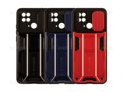 قاب محافظ لنز و استند دار شیائومی Xiaomi Redmi 10C Slide Camera & Stand Case
