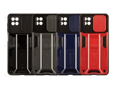 قاب محافظ لنز و استند دار سامسونگ Samsung Galaxy A22 5G Slide Camera & Stand Case