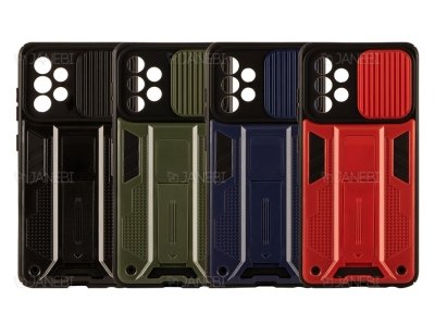 قاب محافظ لنز و استند دار سامسونگ Samsung Galaxy A23 4G Slide Camera & Stand Case