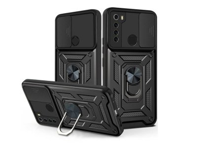 قاب محافظ لنز و حلقه دار شیائومی Xiaomi Redmi Note 8 Slide Camera & Ring Holder Stand Case