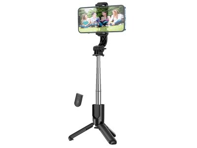 مونوپاد سه پایه دار و دارای ریموت‌کنترل هوکو hoco Tabletop holder K17 Figure for live broadcast