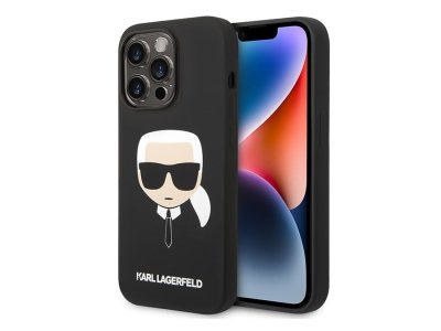 قاب سیلیکونی آیفون 14 پرو مکس طرح کارل CG Mobile iphone 14 Pro Max Karl Lagerfeld Silicone Case