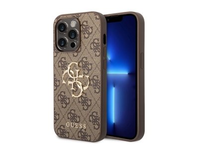 قاب آیفون 14 پرومکس طرحدار برجسته سی‌جی موبایل CG Mobile iphone 14 Pro Max Guess Leather Case
