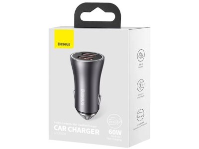 شارژر فندکی فست شارژ ماشین بیسوس CGJM000013