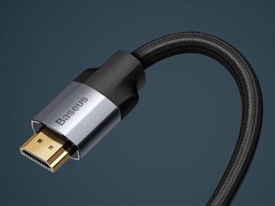 کابل اچ‌ دی ام‌آی 0.75 متری بیسوس Baseus HDMI 4KHD To 4KHD Adapter Cable WKSX000113