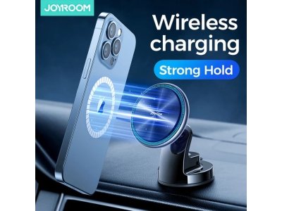 هولدر موبایل و شارژر بی سیم مگنتی داخل خودرو جویروم Joyroom JR-ZS290