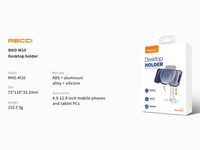 هولدر گوشی و تبلت رومیزی رسی مدل Recci RHO-M10 Mobile Phone and Tablet Holder