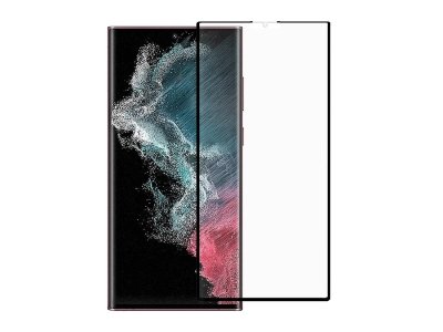 گلس تمام چسب سامسونگ  گلکسی اس 22 اولترا موکوسون Mocoson Full Glue Glass Samsung Galaxy S22 ULTRA
