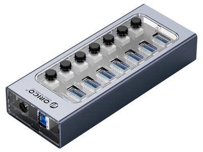 هاب یو اس بی 7 پورت یو اس بی اوریکو ORICO AT2U3-7AB Multi Port Hub