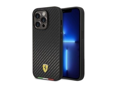 قاب فیبرکربن مگ سیف آیفون 14 پرو مکس طرح فراری CG Mobile iphone 14 Pro Max Ferrari Magsafe Carbone Case
