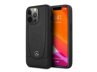 قاب چرمی آیفون 14 پرو طرح مرسدس بنز CG Mobile iphone 14 Pro Mercedes-Benz Leather Case