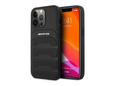 قاب چرمی آیفون 14 پرو طرح مرسدس بنز CG Mobile iphone 14 Pro Mercedes-Benz AMG Leather Case