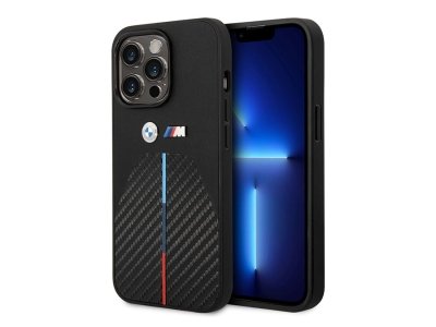 قاب فیبر کربن و چرم آیفون 14 پرو طرح بی ام و ام3 CG Mobile iphone 14 Pro BMW M3 Carbon Fiber & Leather Case