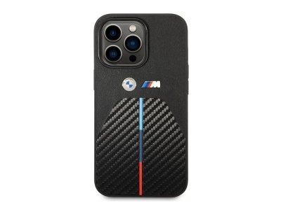 قاب فیبر کربن و چرم آیفون 14 پرو طرح بی ام و ام3 CG Mobile iphone 14 Pro BMW M3 Carbon Fiber & Leather Case