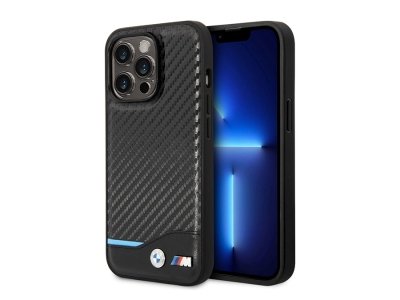 قاب فیبر کربن و چرم مگ سیف آیفون 14 پرو مکس طرح بی ام و ام3 CG Mobile iphone 14 Pro Max BMW M3 Magsafe Carbon Fiber & Leather Case